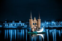 Lichtkunstfestival LUNA in 2022 ook in waterstad Sneek te beleven