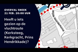 Politie zoekt verdachten van een gewelddadige poging overval op videotheek in Sneek