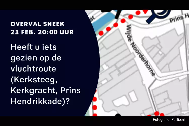 Politie zoekt verdachten van een gewelddadige poging overval op videotheek in Sneek
