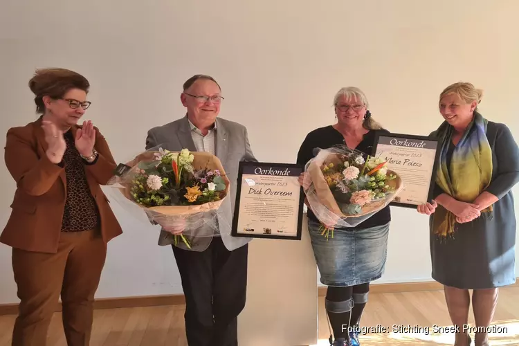 Dick Overeem en Maria Poiesz zijn tot Waterpoorters 2023 benoemd