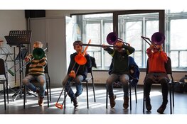 Ruim 160 muziek makende kinderen tijdens Instrumenten Doe-dag
