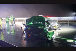 Meerdere gewonden na flink ongeval op Afsluitdijk