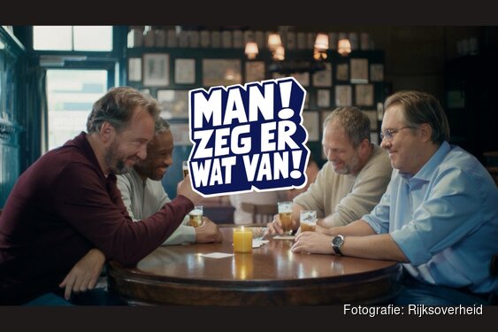 Landelijke campagne ‘Man, zeg er wat van!’ nu ook te zien in horeca in Sneek