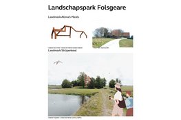 Kunstwerk op erf Abma’s Pleats in Folsgare