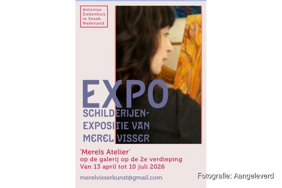 Expositie van Merel Visser in het Antonius ziekenhuis te Sneek