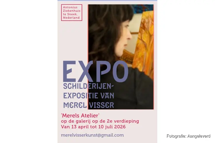 Expositie van Merel Visser in het Antonius ziekenhuis te Sneek