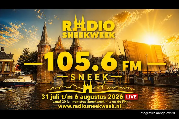 Radio Sneekweek brengt de Sneekweek live op de radio