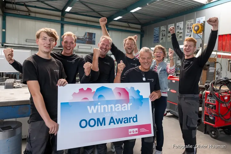 De Haas RVS uit Oudega wint OOM Award voor meest actieve leerbedrijf